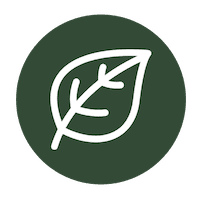 Sustainability leaf icon