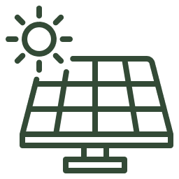 Solar panel icon